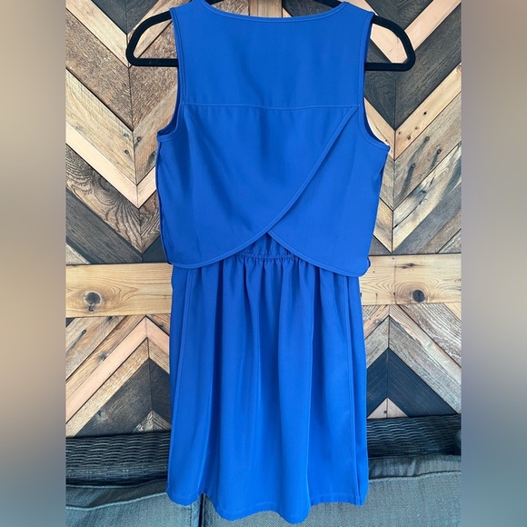 Athleta The Getaway Layered Dress Blue Sleeveless Mini Sporty Womens XXS - Picture 7 of 7